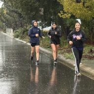 Running in the Rain